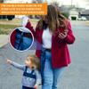 Toddler Leash & Harness for Child Safety - Keep Kids & Babies Close - Padded Shoulder Straps for Children's Comfort - Fits Toddlers w/ Chest Size 14-25.5 Inches - Kid Keeper by Mommy's Helper (Blue) view 3