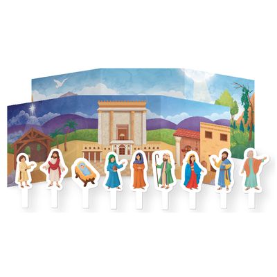 Loyola Press Biblical Stick Puppets and Panorama