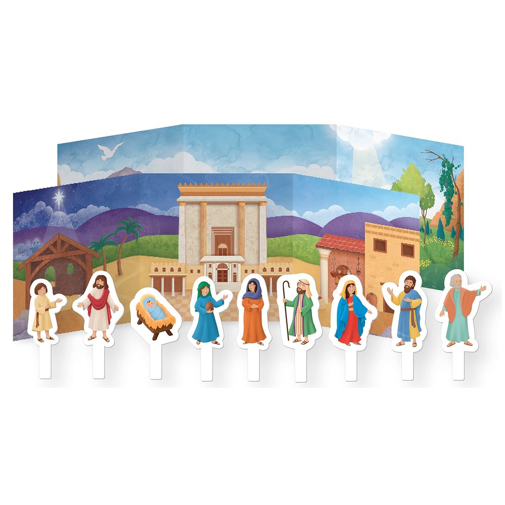 Loyola Press Biblical Stick Puppets and Panorama
