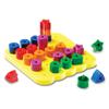 Learning Resources Stacking Shapes Pegboard, Toddler Activity,Fine Motor Toy, Gifts for Boys and Girls, 27 Piece Set, Ages 2+ view 1