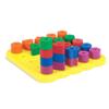 Learning Resources Stacking Shapes Pegboard, Toddler Activity,Fine Motor Toy, Gifts for Boys and Girls, 27 Piece Set, Ages 2+ view 3