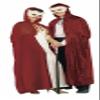 56" Hooded Velvet Cloak - Burgund Accessory view 1