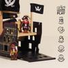 Le Toy Van Barbarossa Pirate Ship Set Premium Wooden Toys for Kids Ages 3 years & Up view 3