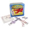 University Games, Spinner Game of Wild Dominoes in On-the-go Travel Tin , for 2 to 8 Players Ages 6 and Up view 1