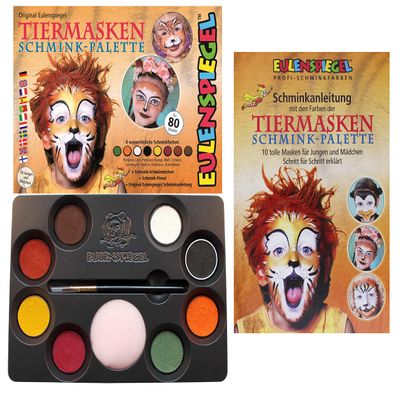 CREATIVE 8 Colour Palette Animal Make-up Box