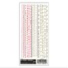 Woodland Scenics R.R. Roman red-Gold Dry Transfer Decals view 1