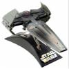 SITH INFILTRATOR Star Wars 3 INCH Titanium Series Die Cast Vehicle and Display Stand view 1