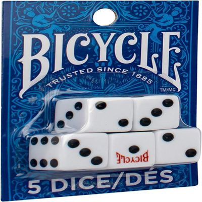 Bicycle 5 count dice