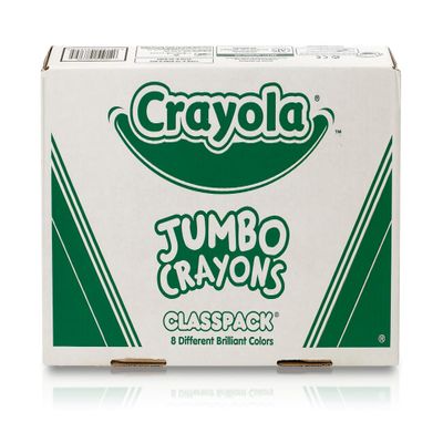 Crayola Jumbo Crayons Classpack (200ct), Large Toddler Crayons, Bulk School Supplies, Essential Preschool & Kindergarten Art Supplies for Teachers