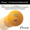 Champion Sports Heavy-Duty Rhino Playground Ball 8.5"D - Two Ply, Nylon Wound, YELLOW ONLY view 4