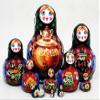 Golden Cockerel Samovar Nesting Doll 10pc/5" Potbellied Russian Matryoshka view 1