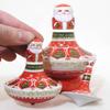 Golden Cockerel Christmas Joy Santa Nesting Top 3pc./5" Spinning Tops view 1