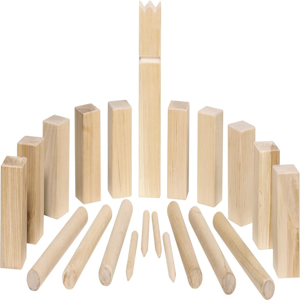 Goki Wooden Kubb Vikings Chess