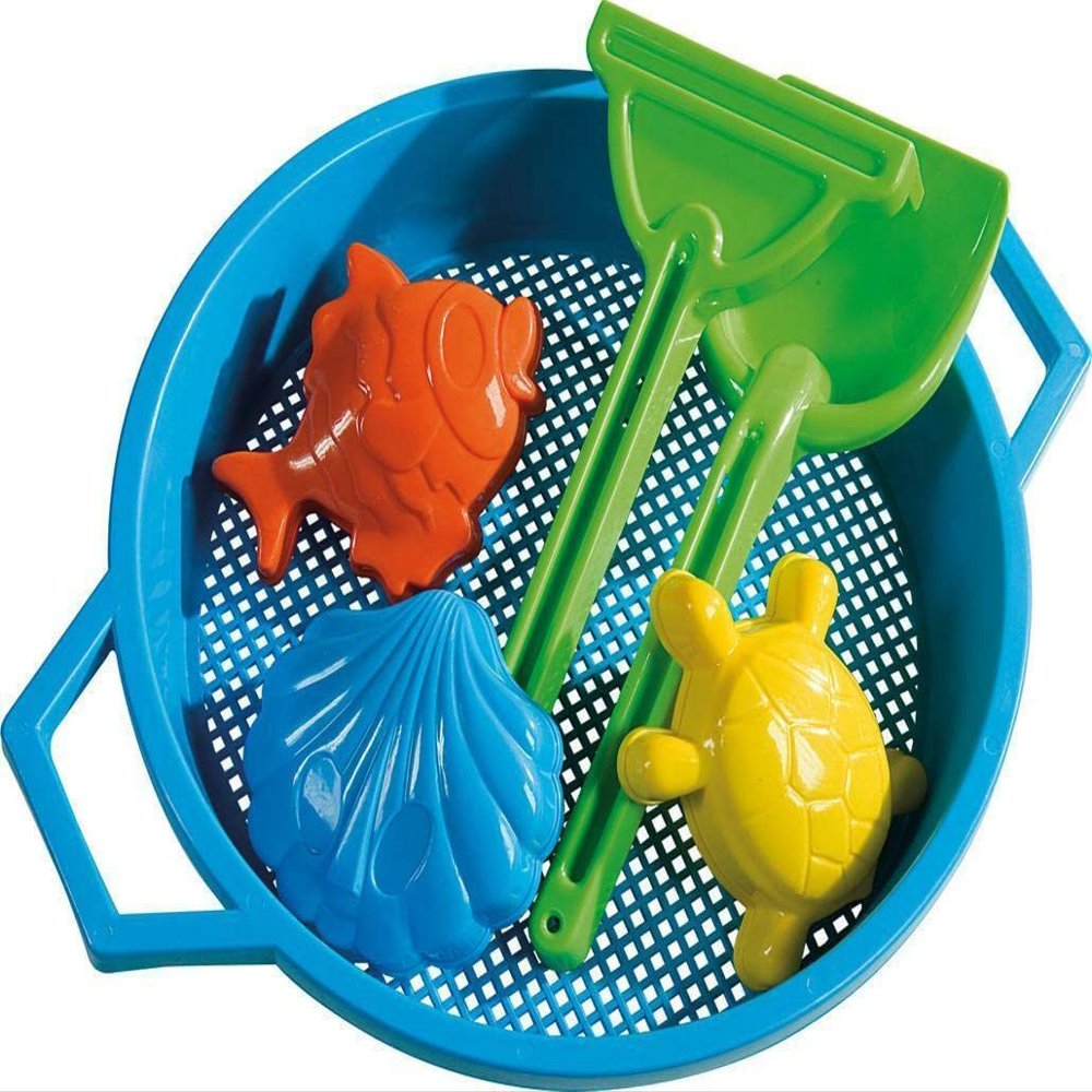 Androni Sand Sifter and Beach Toy Set (6-Piece)