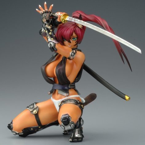 1/6 Scale Lynx Emerald Animal Girls PVC Statue (Tandem Twin) by Yamato