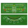 72" Craps & Blackjack Casino Activity Game Felt Layout Cloth view 1