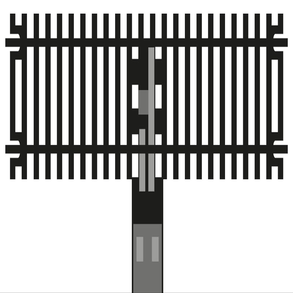 Hornby Hobby Train Tracks - R8206 Power Track Straight Track Pieces - Small Scale Model Accessories for Train, Electric Railroad Supplies with HO/OO Gauge Compatibility, Straight Tracks