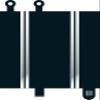 Scalextric Analog Converter Half Straight from Classic to Standard Sport Track Pieces x 2 1:32 Analog Slot Car Race Track Accessory C8222 view 1