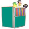 Beka Club House Puppet Theater, Chalkboard Surfaces with Puppet Rack view 1