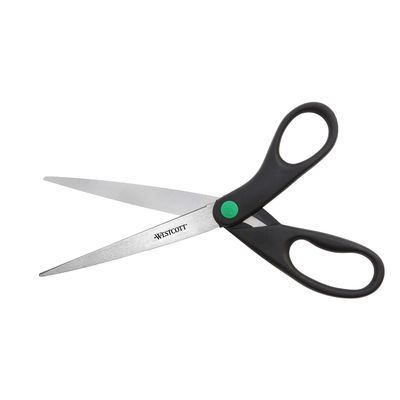 Westcott Kleenearth Recycled Scissors, Black, 9"