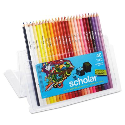 Prismacolor Scholar Colored Pencils, 48 Count - Vibrant Colors, Art Supplies, Drawing, Coloring, For Beginner Artists