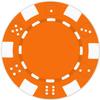 DA VINCI Pack of 50 Orange - DICE Design 11.5 gram Poker Chips view 1