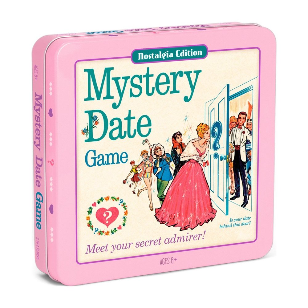 WS Game Company Mystery Date Nostalgia Edition Board Game in Collectible Tin
