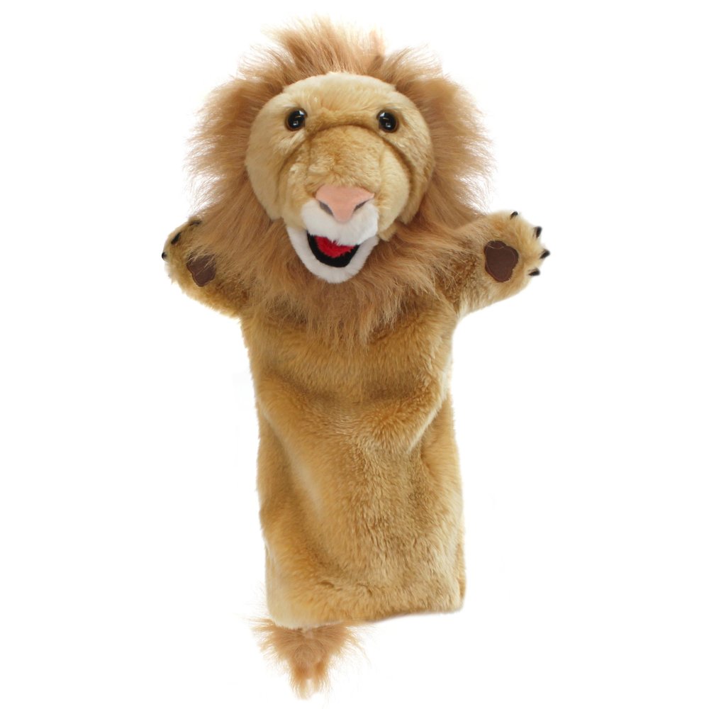 The Puppet Company Long-Sleeves Lion Hand Puppet, 15 inches