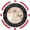 DA VINCI Masterworks Poker Chip Set with 500 Chips with Denominations, 2 Decks of Cards, 3 Dealer Buttons and 2 Cut Cards view 4