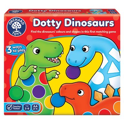 Orchard Toys Dotty Dinosaurs Children's Game, Multi, One Size