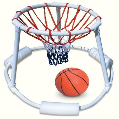 SWIMLINE Pool Basketball Hoop Floating Or Poolside Game With Real Feel Net & Float Foam For Kids & Adults Swimming Splash Super Hoops With Water Basketball Pools Toy Outdoor Summer 9162
