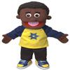 14" Jordan, Black Boy, Hand Puppet view 1