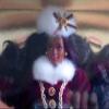 1996 African American Happy Holidays Barbie view 2