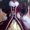 1996 African American Happy Holidays Barbie view 3