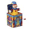 Schylling Silly Circus Jack in the Box - Classic Children's Musical Toy - Colorful Embossed Tin Box and Friendly Plush - Age 18 months and Up view 1