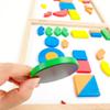 DJECO Wooden Magnetic Shapes - Build Geometric Art & Patterns for Home, School or Gifts - Fun & Creative for Family & Friends, Educational Wooden Toys for Preschool, Kids 4+ view 4