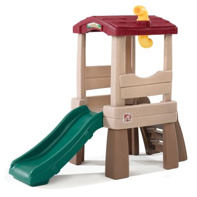 Step2 Play Naturally Playful Lookout Treehouse, Kids Outdoor Playset, Backyard Playground Set, Slide, Ladder, Pivoting Periscope, Outside Jungle Gym, For Toddlers 1.5+ Years Old