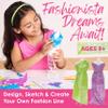 Creativity for Kids Designed by You Fashion Studio: DIY Fashion Designer Craft Kit for Girls, Dress Design Toy & Sewing Set for Kids, Gifts and Toys for Girls (Ages 9+) view 2