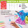 Creativity for Kids Designed by You Fashion Studio: DIY Fashion Designer Craft Kit for Girls, Dress Design Toy & Sewing Set for Kids, Gifts and Toys for Girls (Ages 9+) view 4