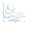 Cloud Cutout Party Accessory (1 count) view 3