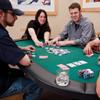 Fat Cat by GLD PRODUCTS Folding Texas Hold 'em Poker/Casino Game Table with Cushioned Rail, 10 Player view 2