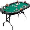 Fat Cat by GLD PRODUCTS Folding Texas Hold 'em Poker/Casino Game Table with Cushioned Rail, 10 Player view 3