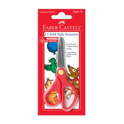 Faber-Castell Child Safe Scissors - Safety Scissors for Kids