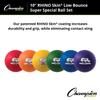 Champion Sports 10 Inch Rhino Skin Super Special Foam Ball Set of 6, Assorted view 4