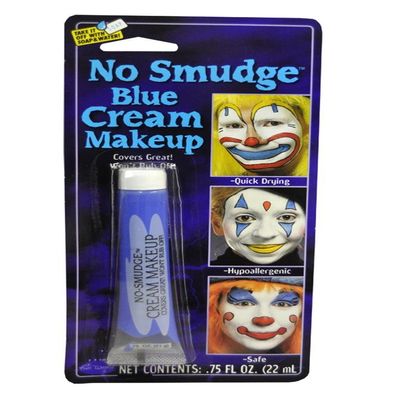Fun World Unisex-Adult's Makeup No Smudge, Blue, Standard