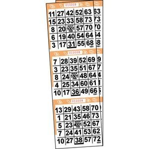 Bingo Paper 3-on Paper Packs