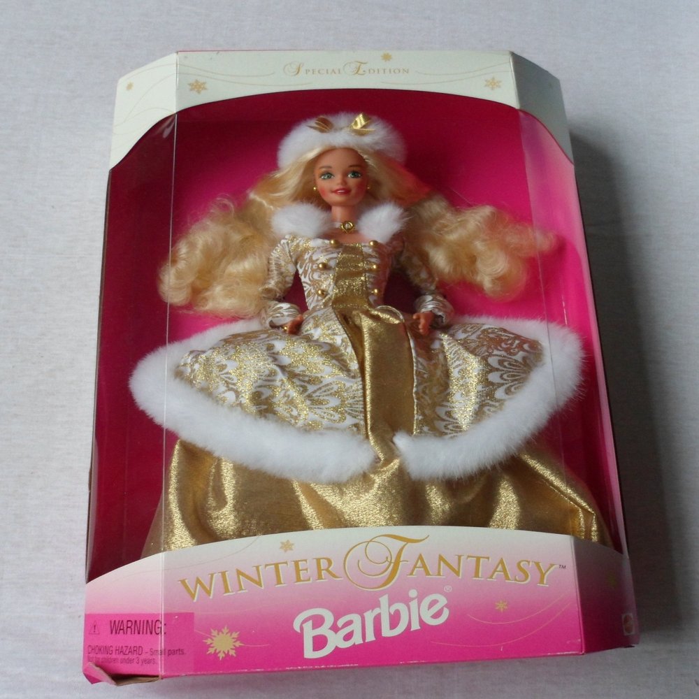1995 Winter Fantasy Barbie Blonde - Sam's Club Exclusive