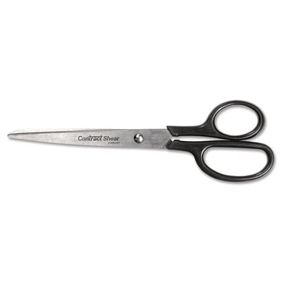 8" Straight Shears, Black