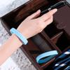 50 Pack Light Blue Silicone Bracelets - Lt Blue Colored Rubber Wristbands for Prostate Cancer, Trisomy 18, Cushings & Graves Disease Awareness & Fundraising view 4