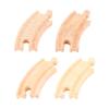Bigjigs Rail Short Curves (Pack of 4) - Other Major Wooden Rail Brands are Compatible view 2
